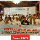 Deklarasi Relawan Pemenangan Sudaryono Dan Tasyakuran Pemenangan Prabowo-Gibran
