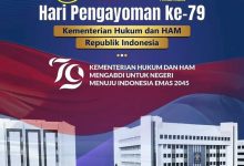 Segenap Jajaran Kementerian ATR/BPN Mengucapkan Selamat Memperingati Hari Pengayoman/ Hari Lahir Kementerian Hukum dan Hak Asasi Manusia (Kemenkumham)