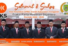 SELAMAT DAN SUKSES ATAS PELANTIKAN DPRD TERPILIH KABUPATEN TRENGGALEK FRAKSI PARTAI KEADILAN SEJAHTERA PERIODE 2024 – 2029