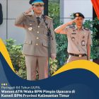 Peringati 64 Tahun UUPA, Wamen ATR/Waka BPN Pimpin Upacara di Kanwil BPN Provinsi Kalimantan Timur