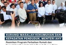 Kurangi Masalah Kekumuhan dan Kepadatan Penduduk Menteri AHY, Resmikan Program Perbaikan Rumah dan Konsolidasi Tanah Vertikal Rumah Susun Cinta Dama Jakarta Pusat