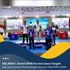 Kanwil BPN Provinsi Jawa Tengah Juara Umum Pertandingan Karate HANTARU 2024