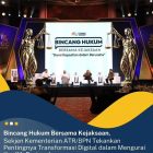 Bincang Hukum Bersama Kejaksaan, Sekjen Kementerian ATR/BPN Tekankan Pentingnya Transformasi Digital Dalam Mengurai Konflik Pertanahan