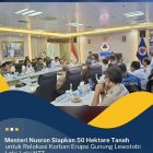 Menteri Nusron Siapkan 50 Hektare Tanah Untuk Relokasi Korban Erupsi Gunung Lewotobi