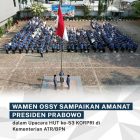 Wamen OSSY Sampaikan Amanat Presiden Prabowo Dalam Upacara HUT Ke – 53 KORPRI Di Kementerian ATR/BPN