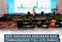 Beri Dukungan Kebijakan Bagi Pembangunan Tiga Juta RumahTiga Juta